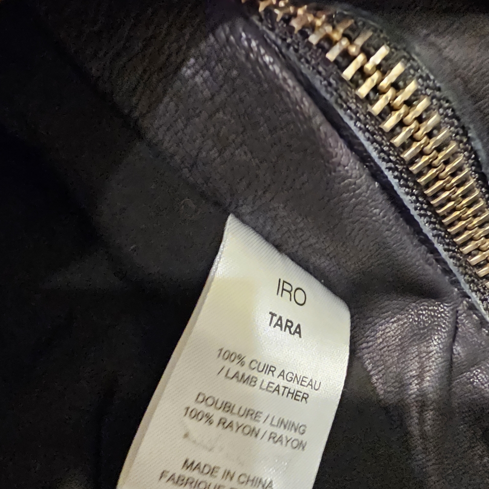 IRO Tara  Leather Jacket - Picture 5 of 14